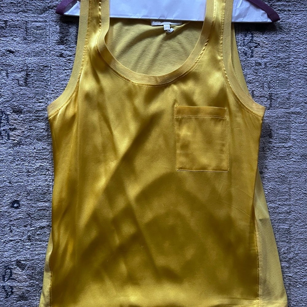 Yellow Sleeveless Top